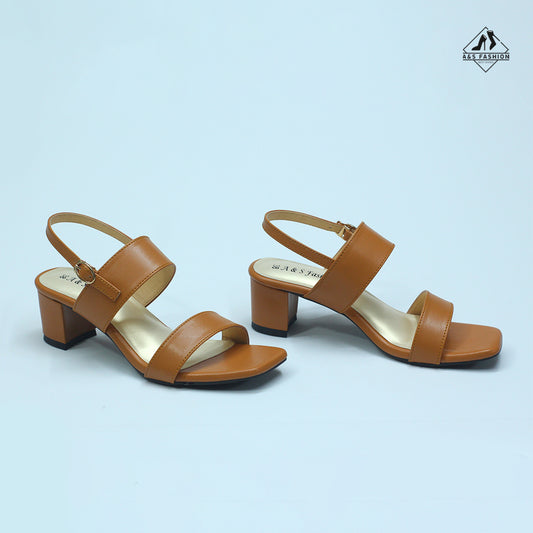 Block heel sandals A&S Fashion