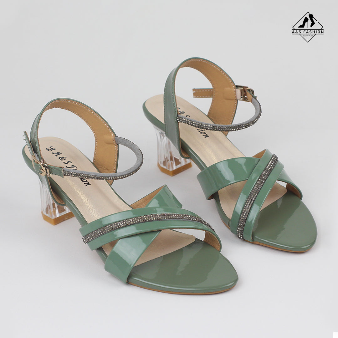 Transparent Open-Toe Shoes