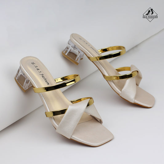 Gold Double Step Shoes