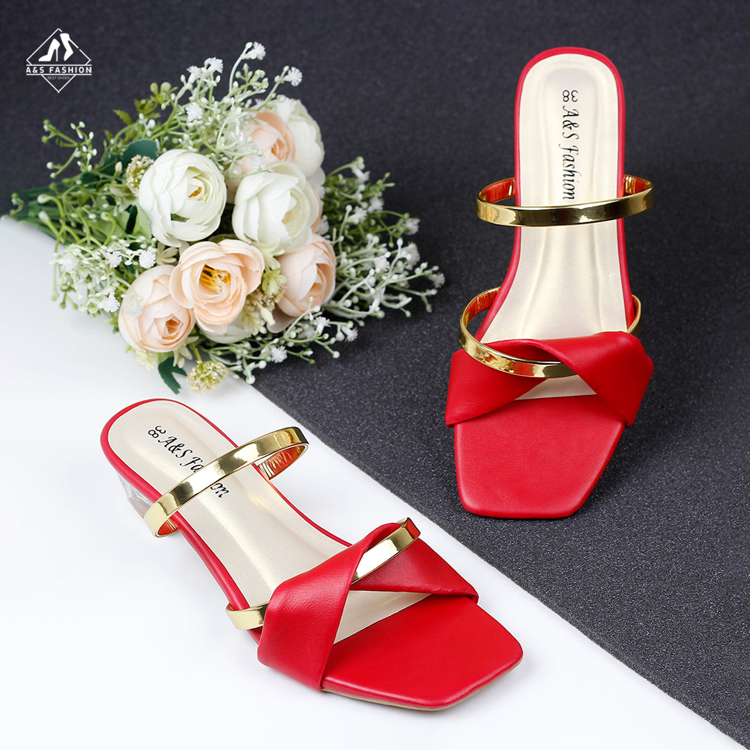 Premium Gold Step Shoes A&S Fashion