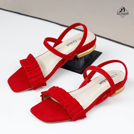 Kuchi Step Gold Heel Shoes