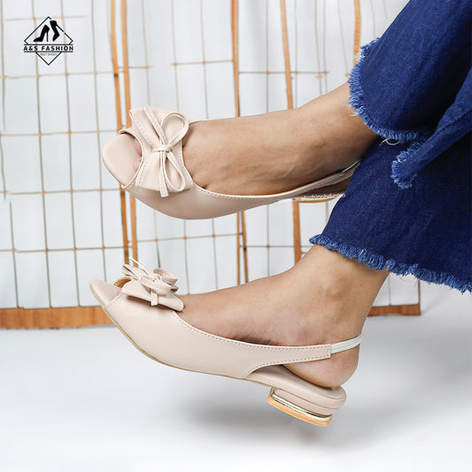 Girls' Fashionable Peep-Toe High-Heeled With Ankle Strap