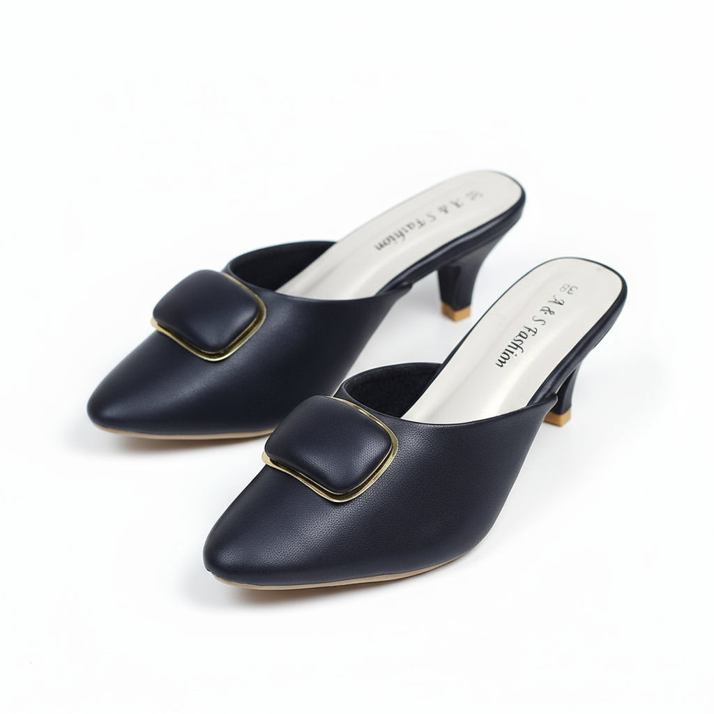 Tai Penchil heel Half Shoes