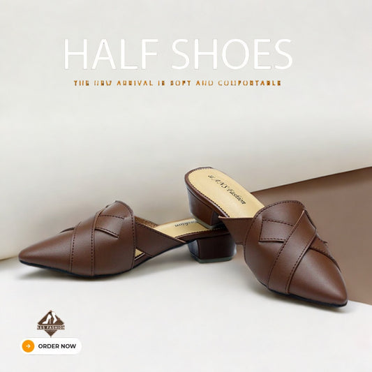 Cross Half Soft Shoes A&S Fashion