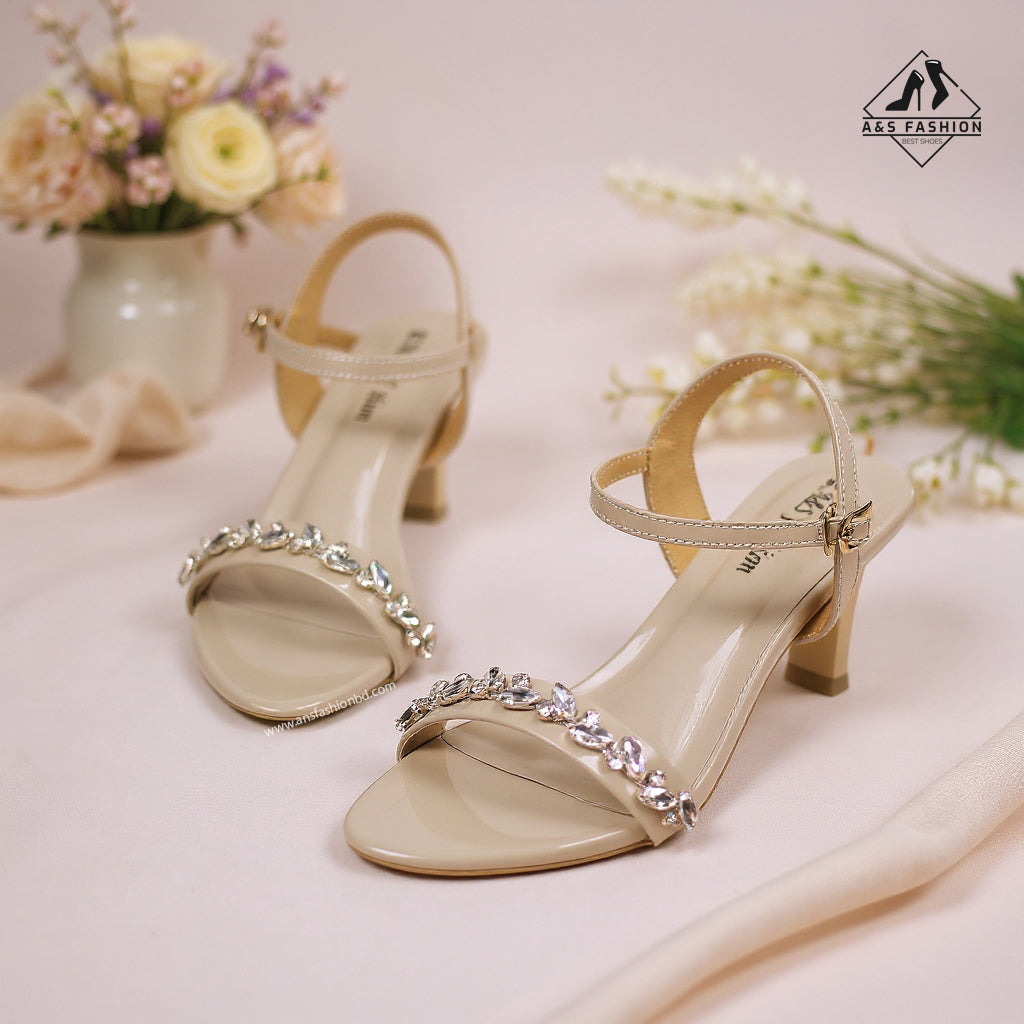 Party Stone-Work Heels A&S Fashion