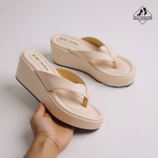 Booston Flip-Flop Wedges Shoes A & S Fashion