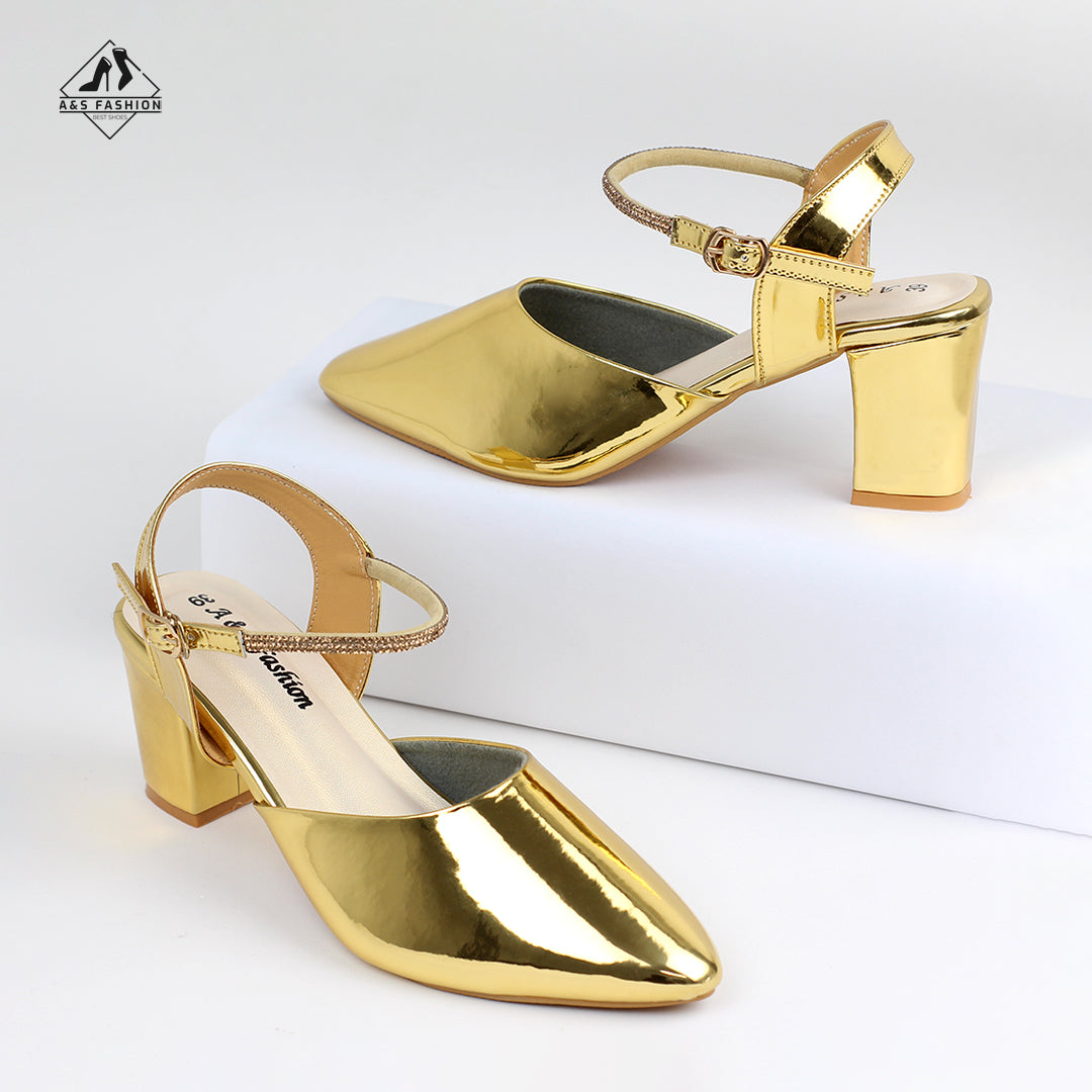 Haf Block Heel Shoes A&S Fashion