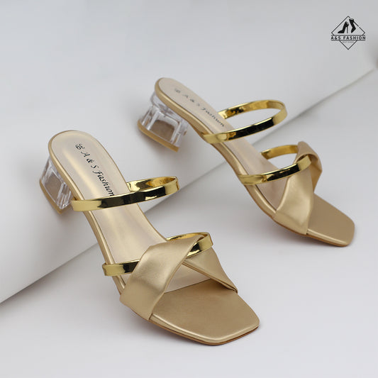 Gold Double Step Shoes