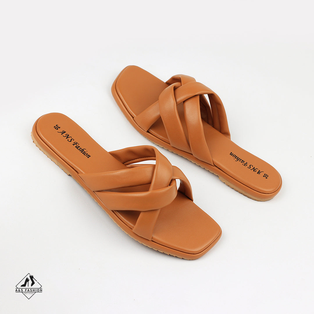 Flat Cross Shoes A&S Fashion