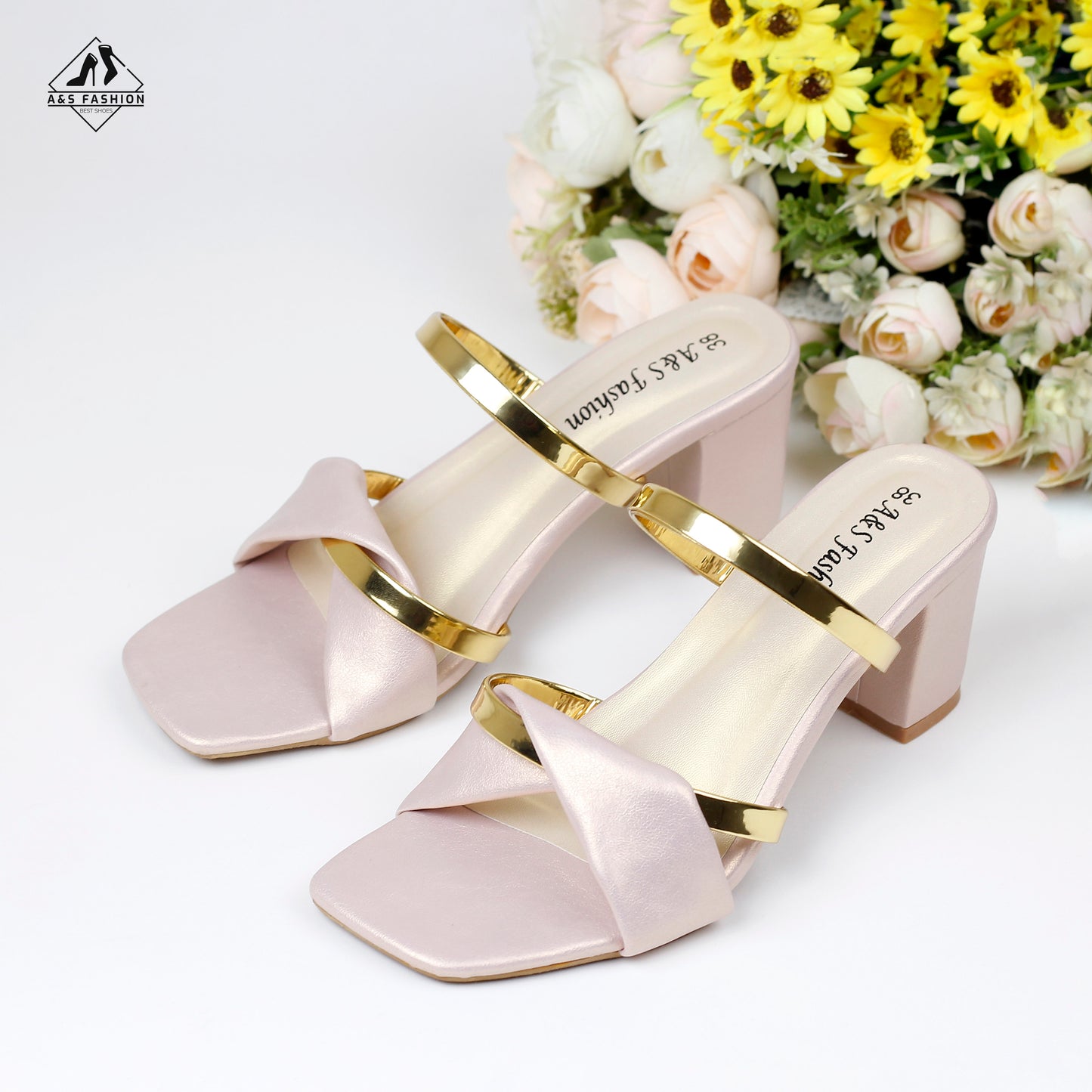 Double Gold Step Shoes A&S Fashion