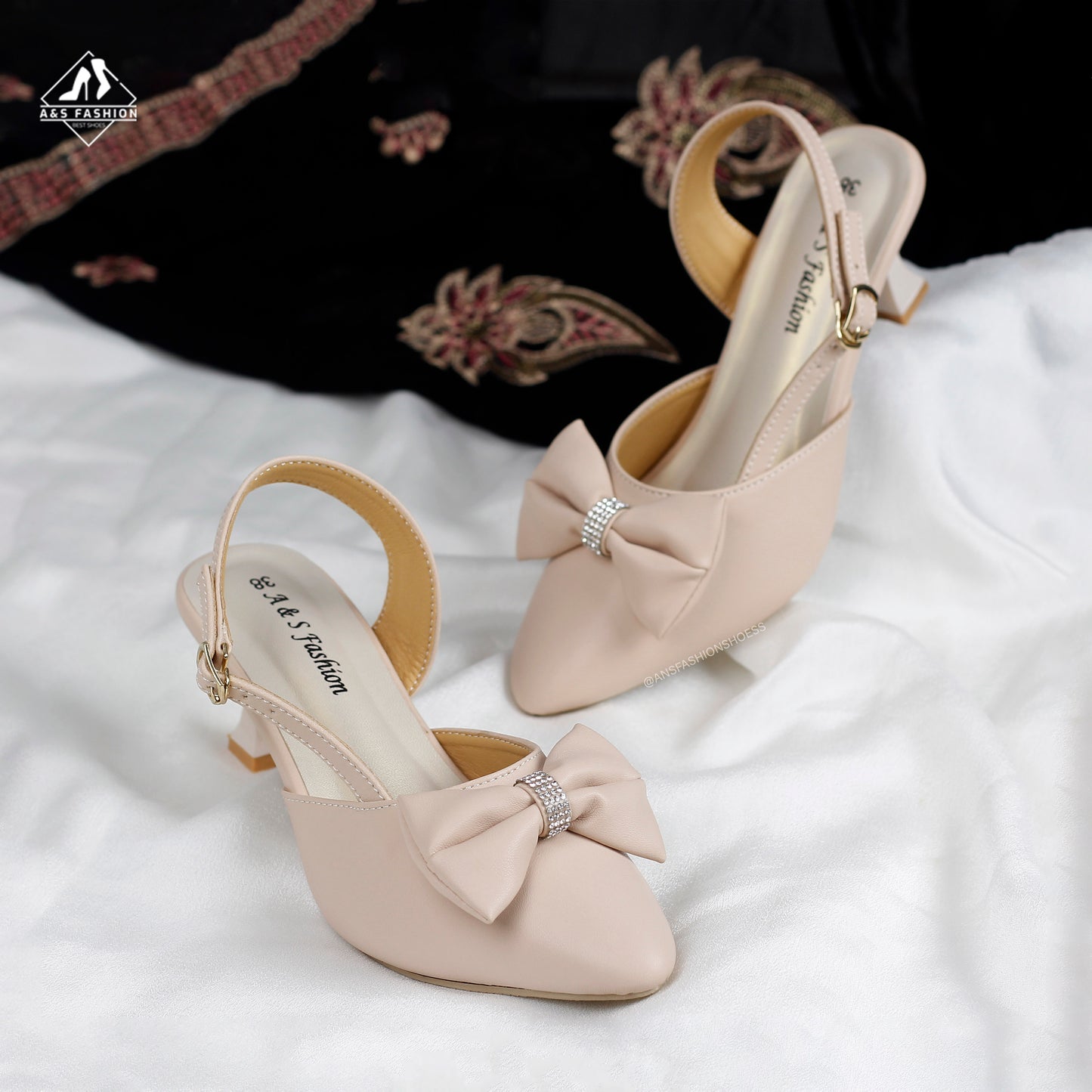 Tie Half Bow Shoes A&S Fashion