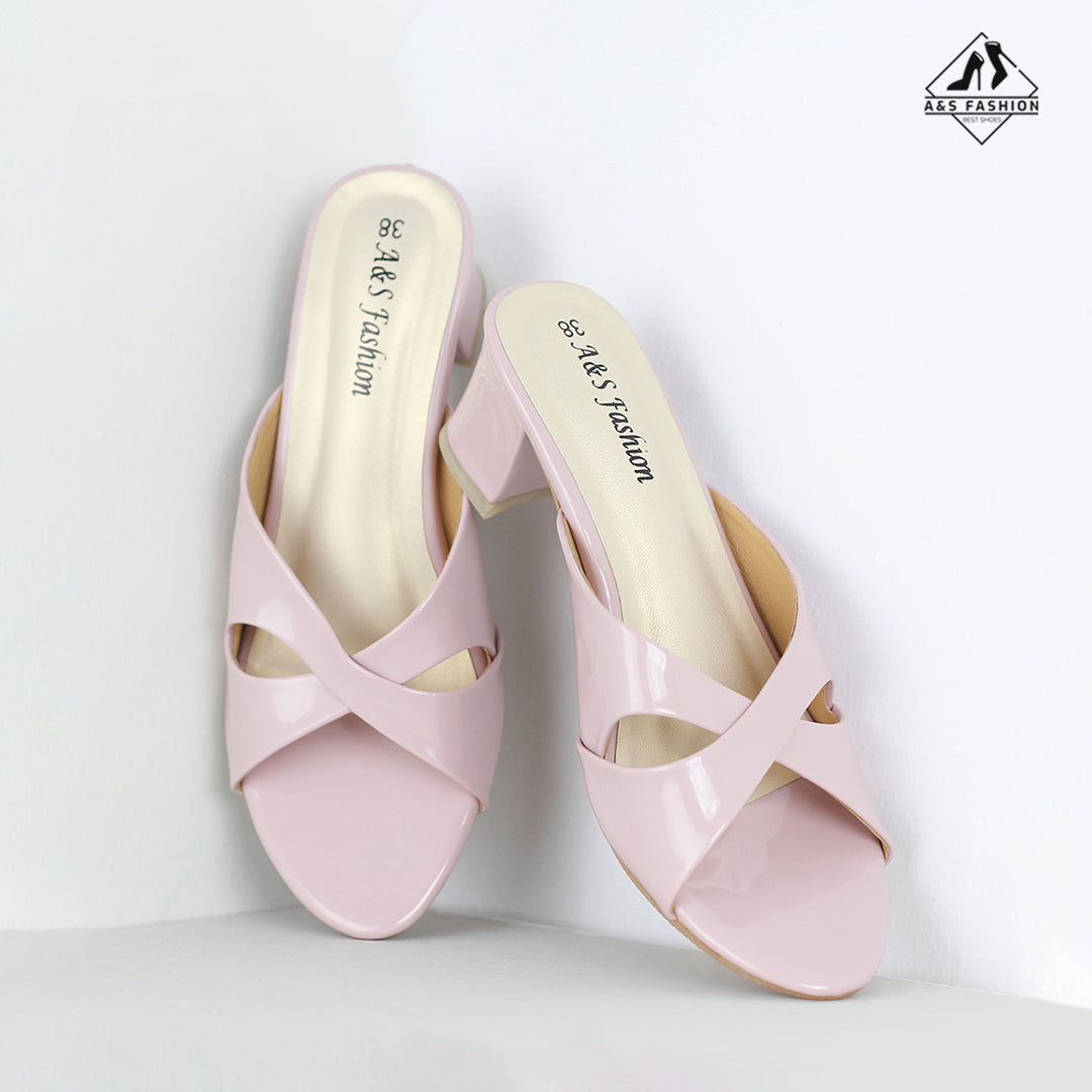 Chokh Open-Toe Block Heel Shoes