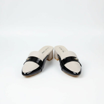 Stone Half  Block Heel Shoes