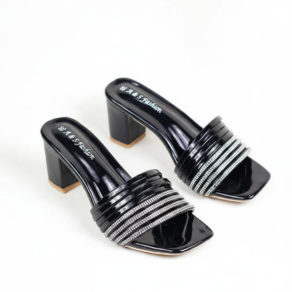 Rhinestone straps Shoes