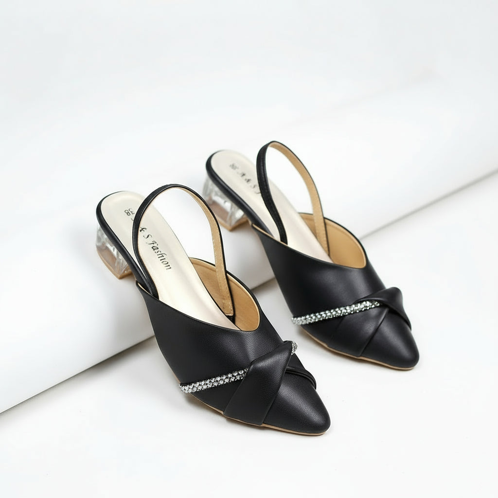 Half Stone Cross Shoes