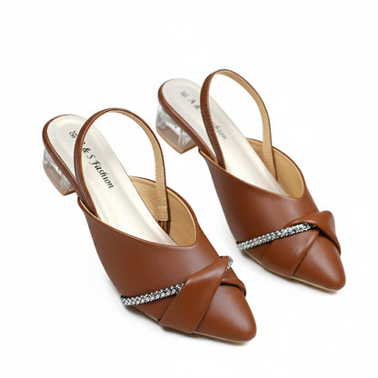 Half Stone Cross Shoes