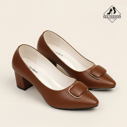 Full Shoes Gold Stone A & S Fashion